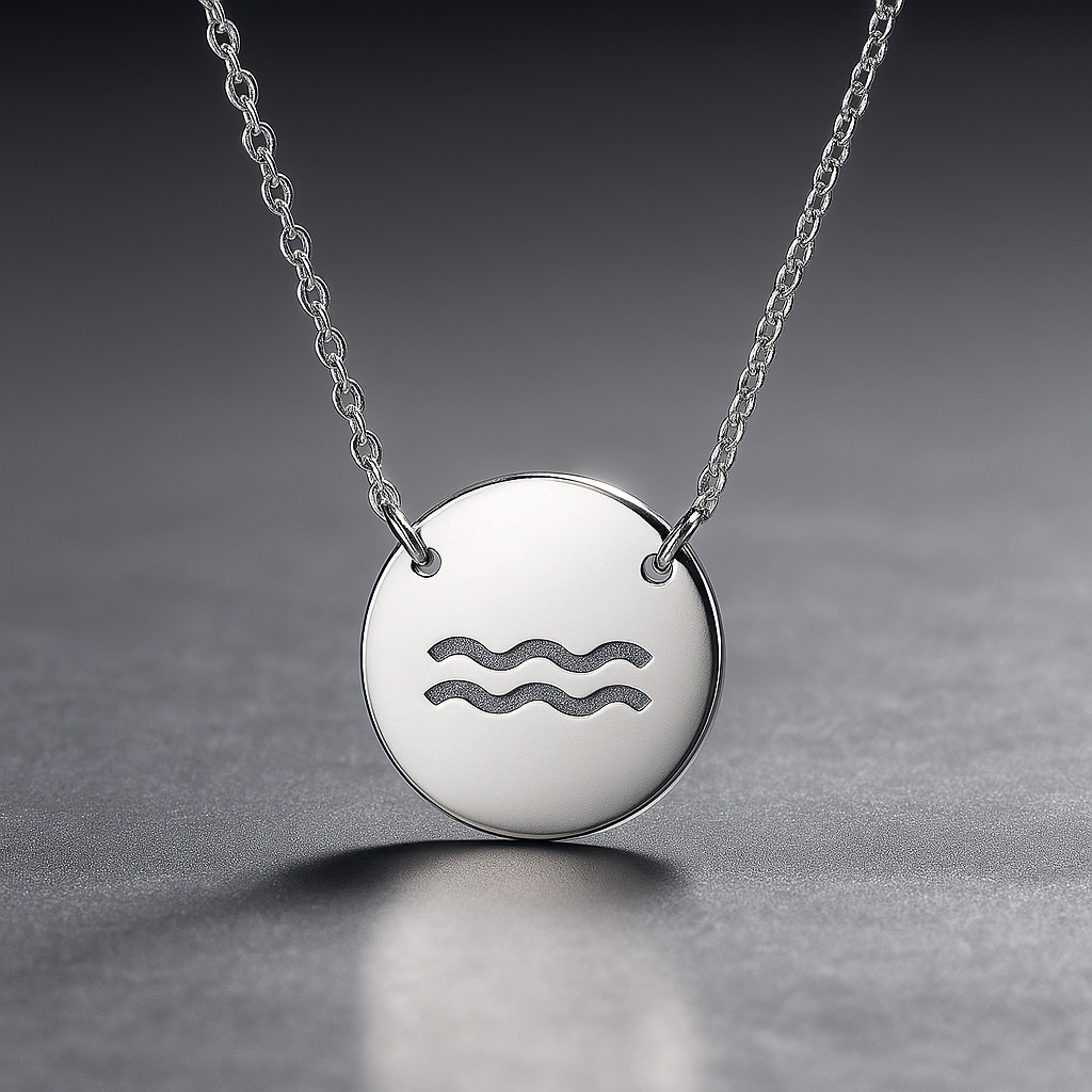 Aquarius Sign Necklace