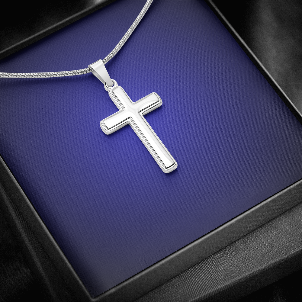 Cross Pendant Necklace Gift Men