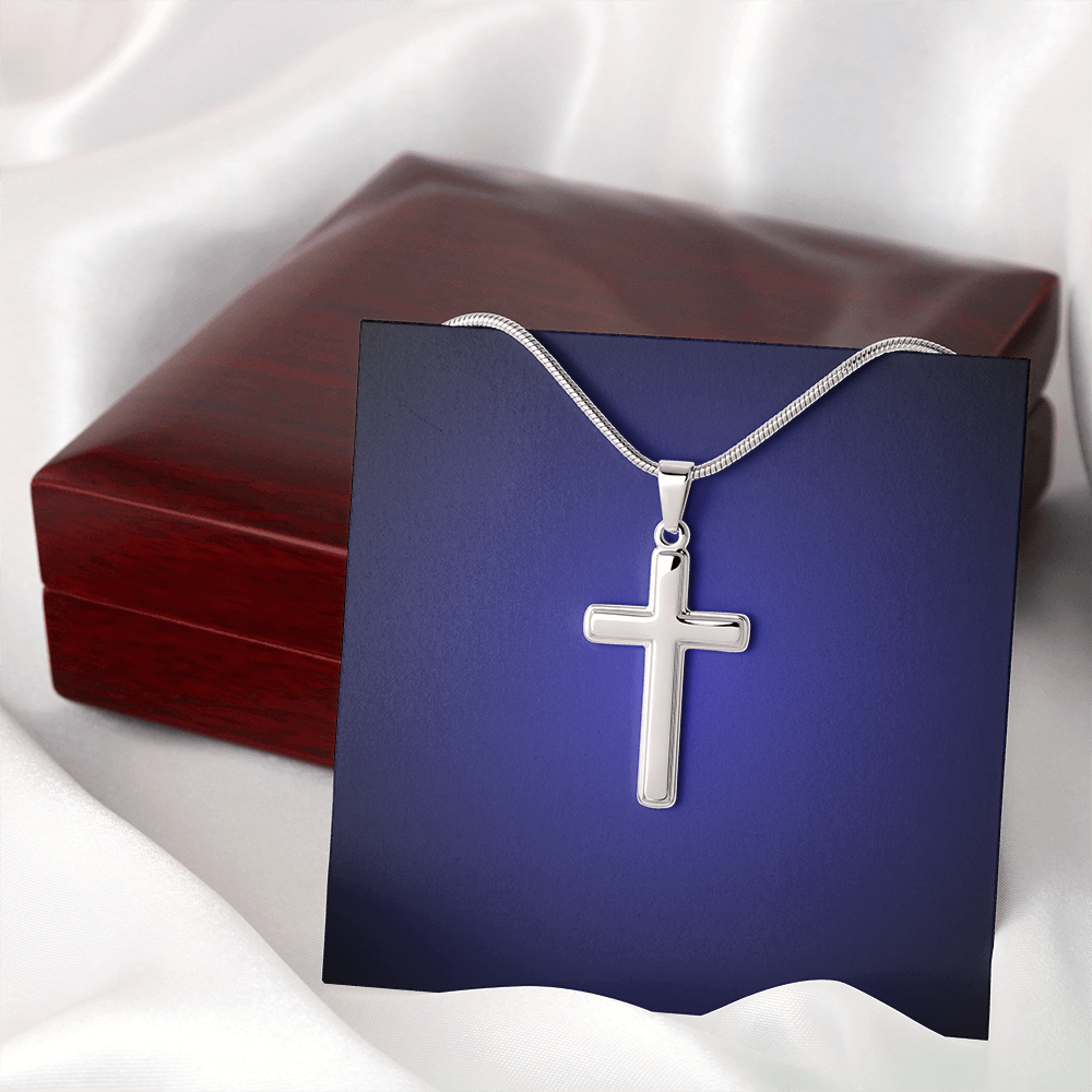 Cross Pendant Necklace Gift Men