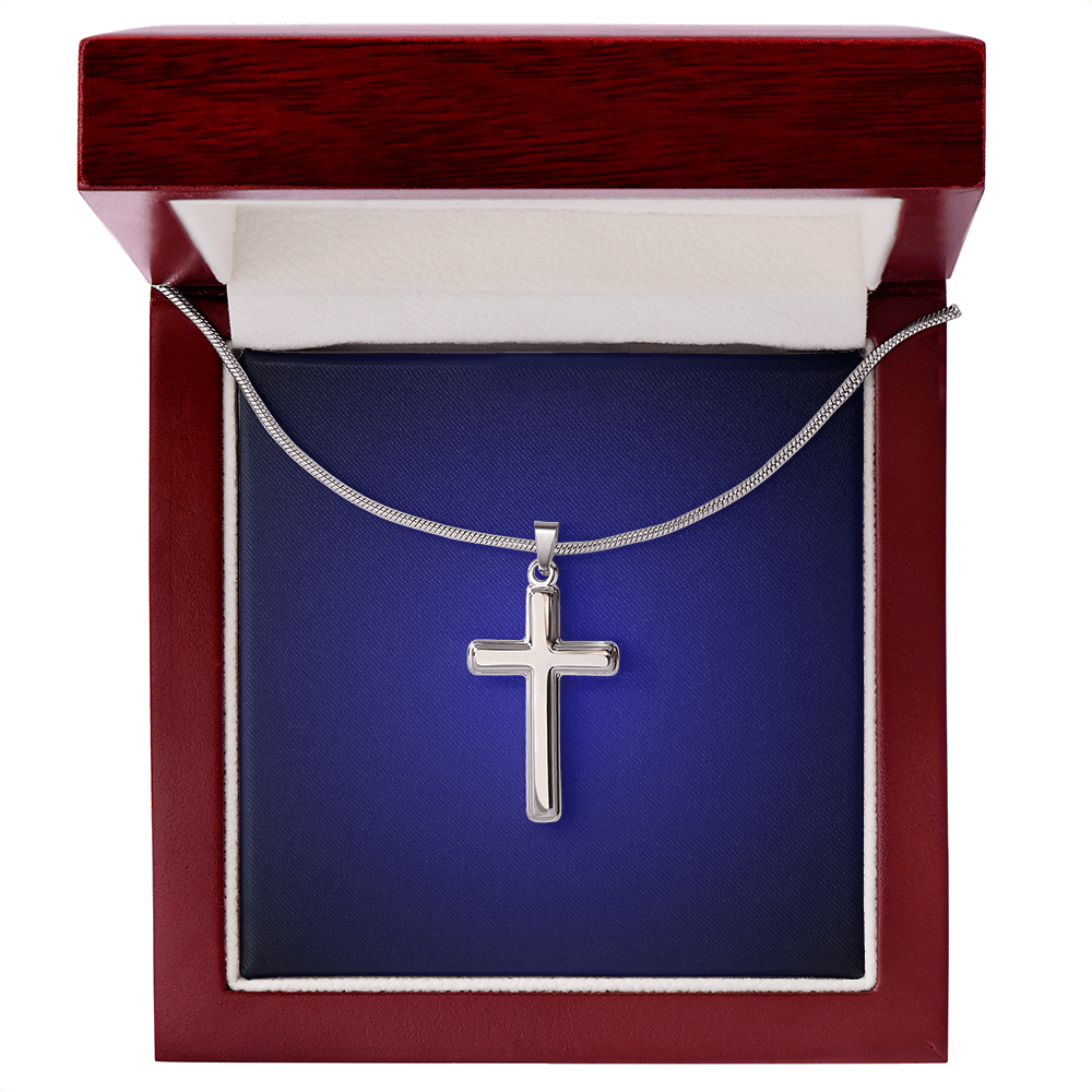 Cross Pendant Necklace Gift Men