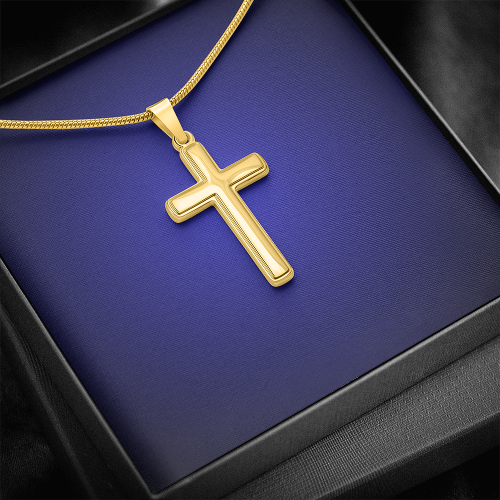 Cross Pendant Necklace Gift Men