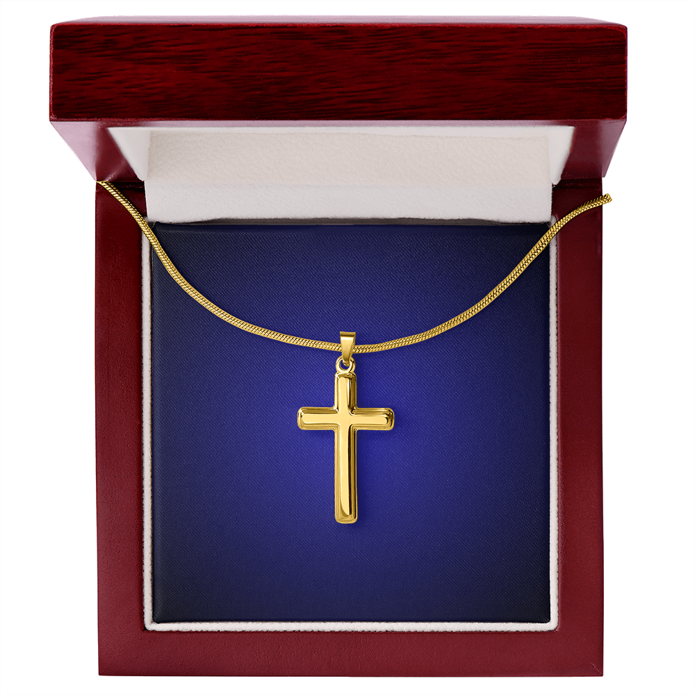 Cross Pendant Necklace Gift Men