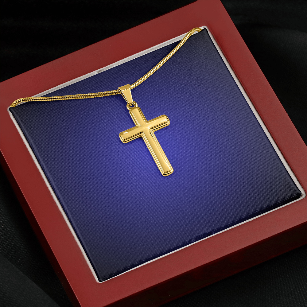 Cross Pendant Necklace Gift Men
