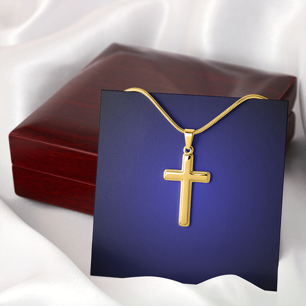Cross Pendant Necklace Gift Men