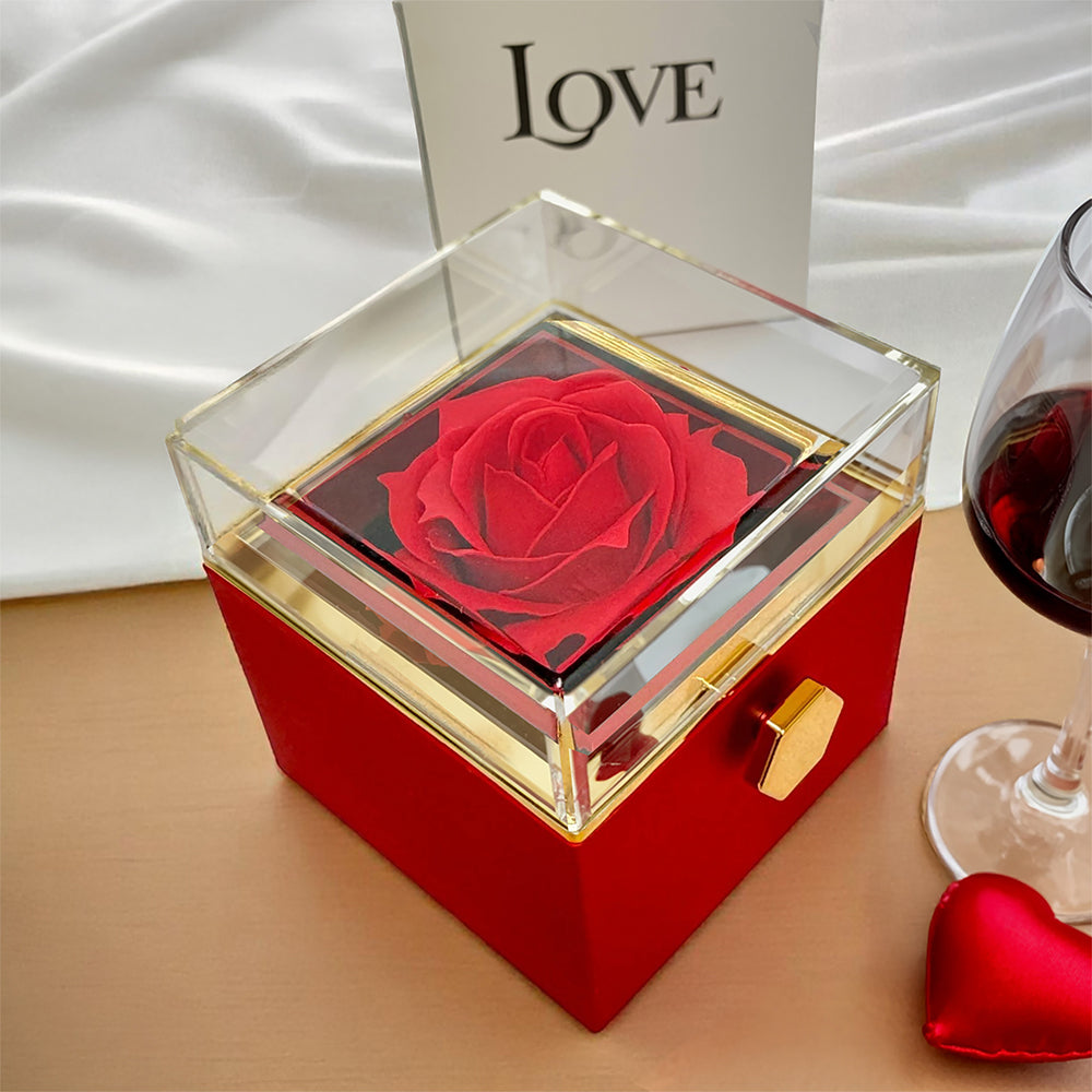 Rose Rotating Love Necklace