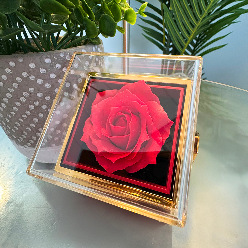 Rose Rotating Love Necklace